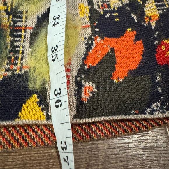 Anthropologie Troubadour Bloomline Knit Shift M Plaid Floral Wool Blend Office - Picture 8 of 8